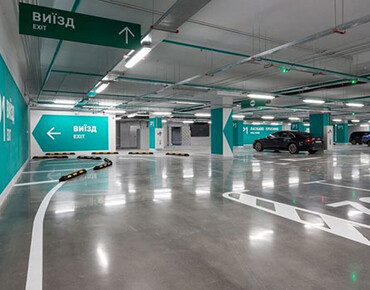 Освітлення підземних парковок, паркінгів, стоянок